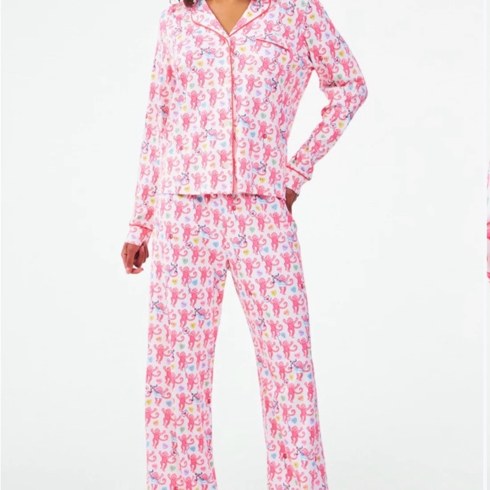 Roller Rabbit Be My Monkey Polo Pajamas